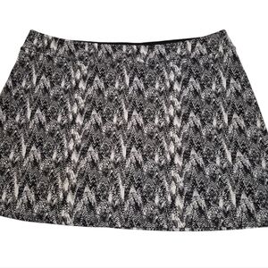 Tranquility Skort XXLarge Black White Patterned Athletic Golf Tennis Casual Wear